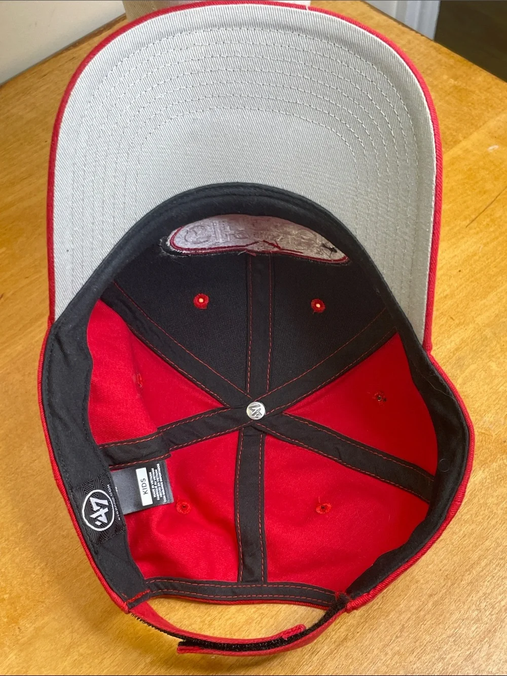 '47 Louisville Slugger Kids Red Baseball Hat